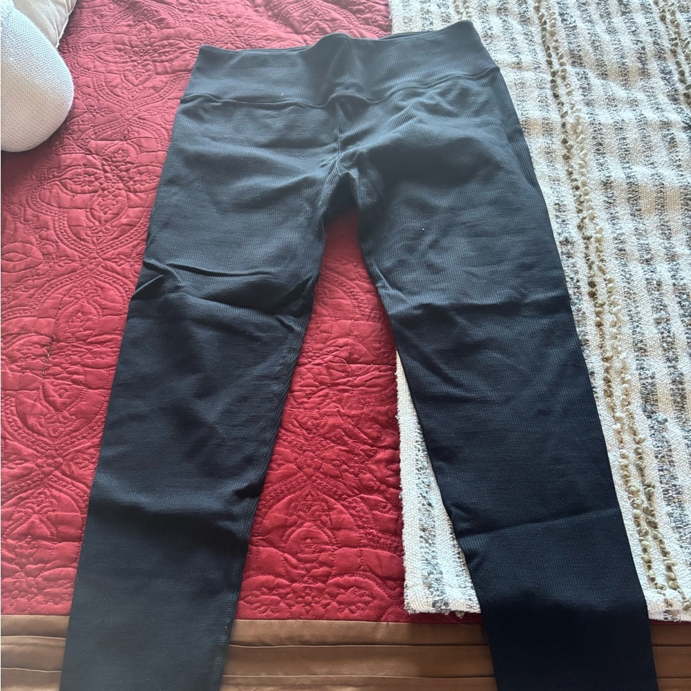 Fabletics Black Ribbed Leggings